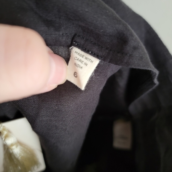 Doen Louvre Pant in Black size 6 NWT - Picture 7 of 9